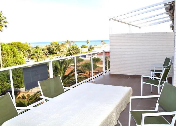 Brisas C8, Atico, 3 Dormitorios, Playa A 100m, By Bookindenia 公寓